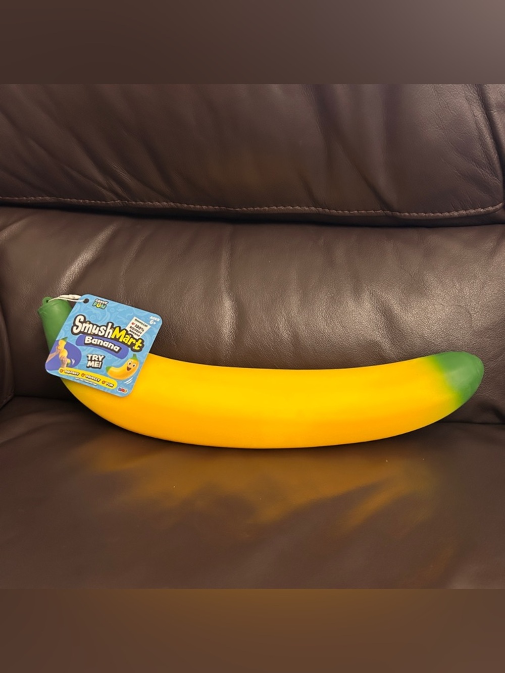 VIRAL SmushMart Banana Squishy Fidget Toy NEW